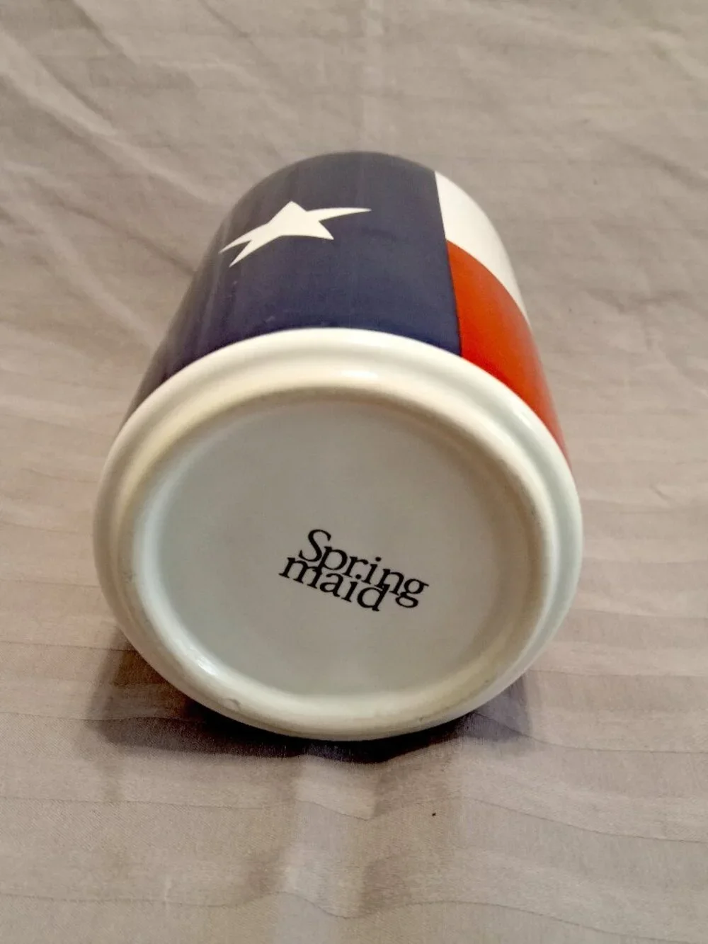 SpringMaid Texas Themed Ceramic Tumbler (Pencil Holder or Bathroom Tumbler)